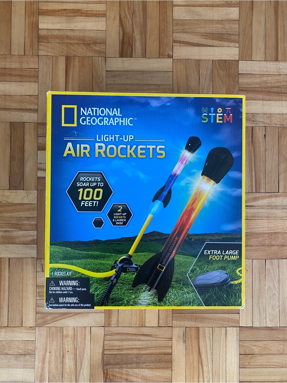National Geographic Light-Up Air Rockets